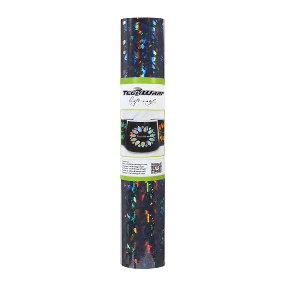 Holographic Glass Flower Adhesive Craft Vinyl