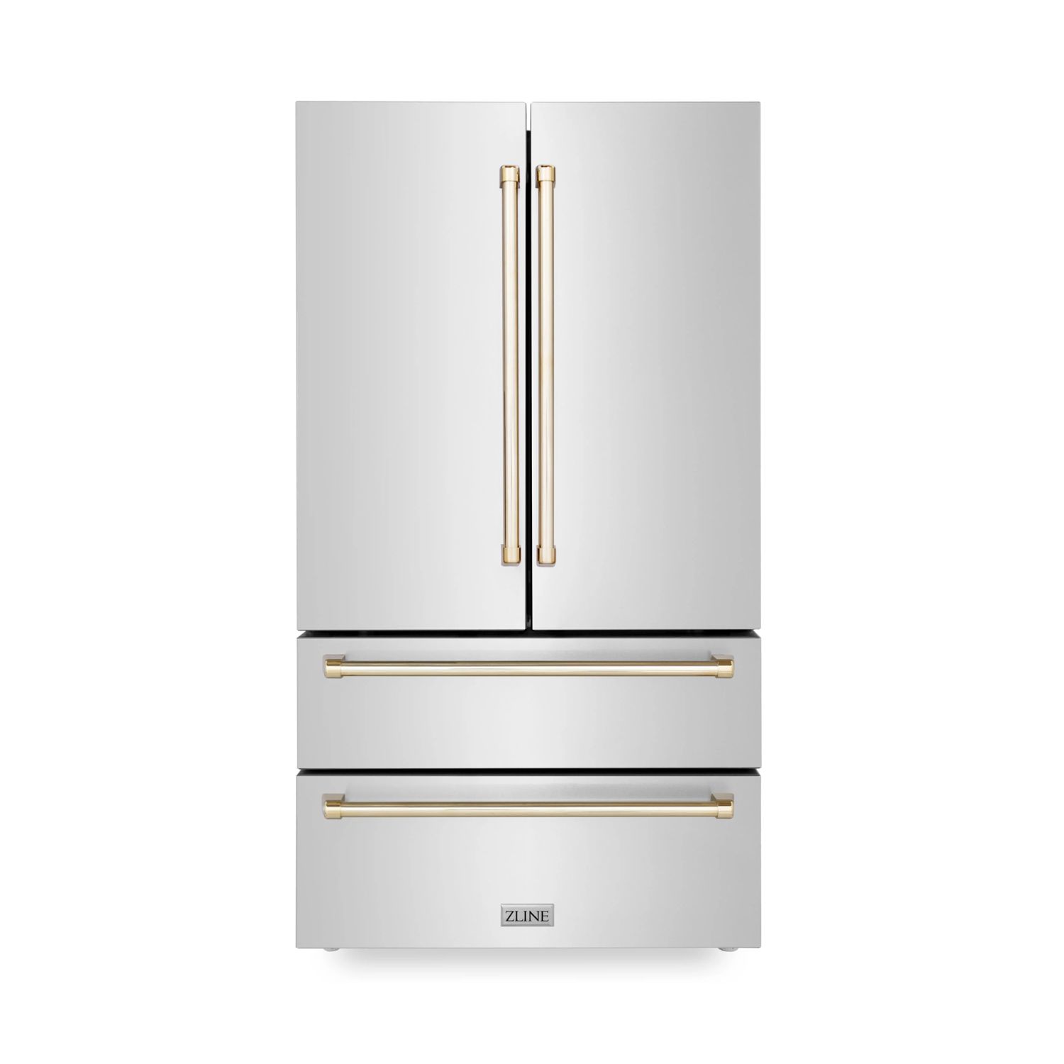 ZLINE 36 Autograph Edition 22.5 cu. ft French Door Refrigerator with Ice Maker - Stainless Steel