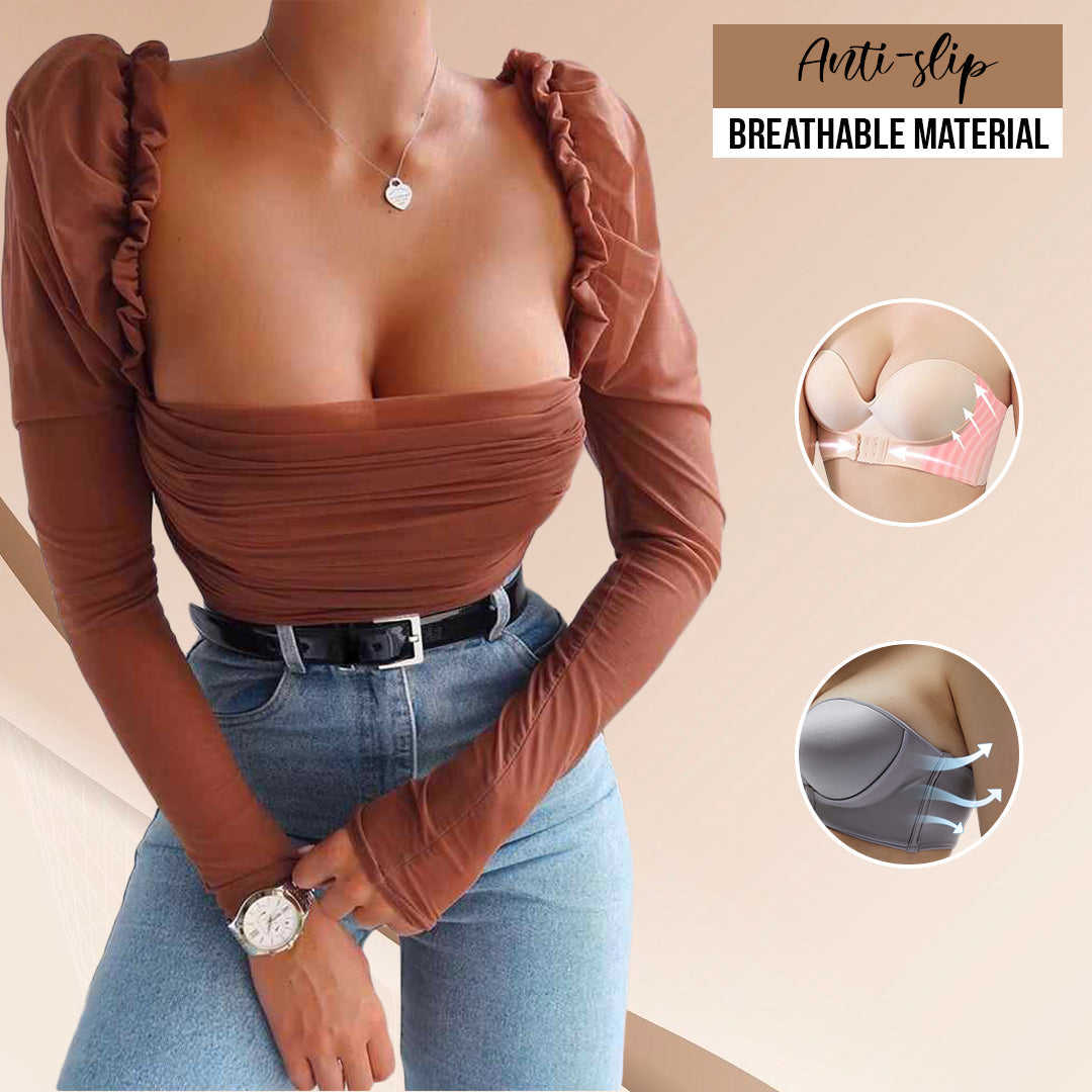 LauraCollection® Front Buckle Strapless Wireless Push Up Bra [BUY 1 GET 2 FREE]