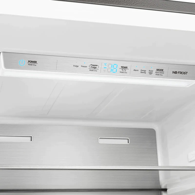 FORNO Maderno 32-Inch 13.6 cu.ft. Left Swing Convertible Refrigerator/Freezer Built-In with Decorative Grill Trim