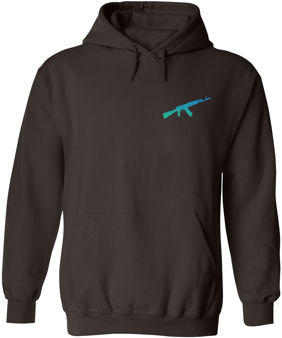 AK-47 Silhouette Hoodie - Tribute to Kalashnikov