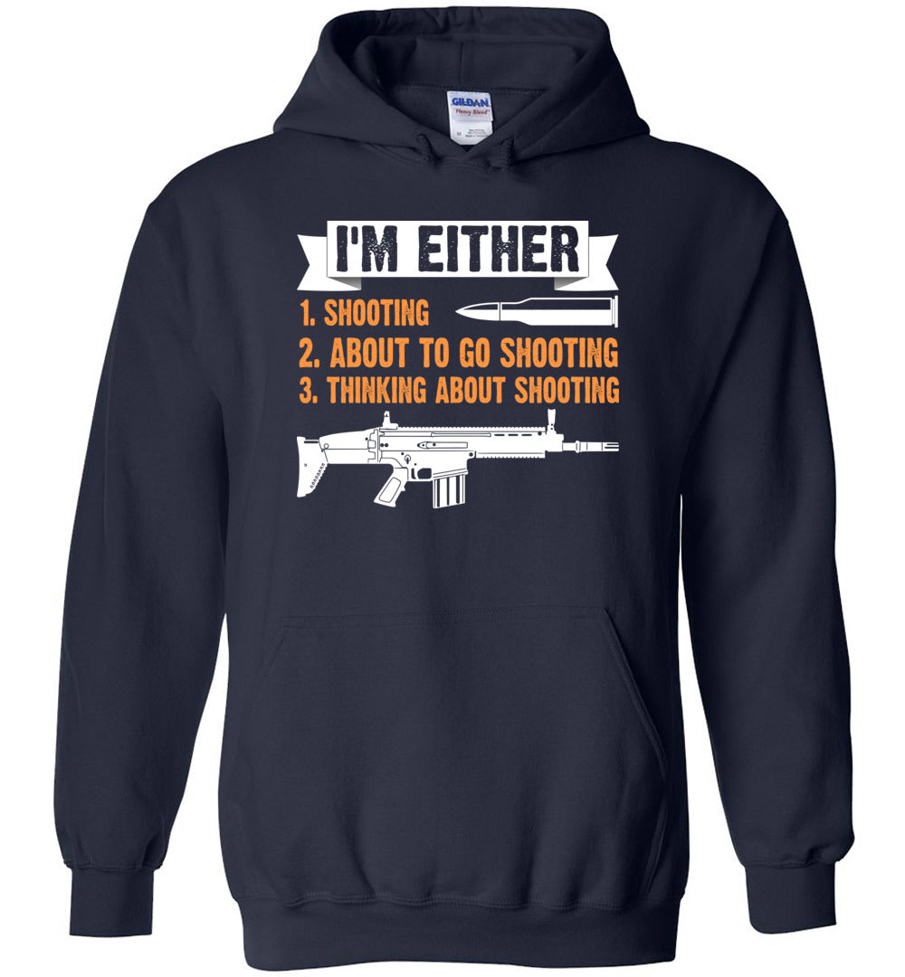 Im Either Shooting... Mens Hoodie