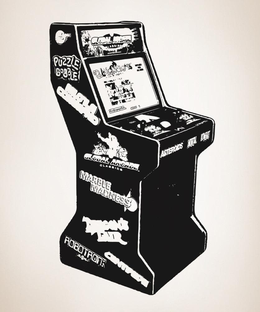 80s Arcade Video Game Vinyl Wall Decal Sticker #OS_AA441