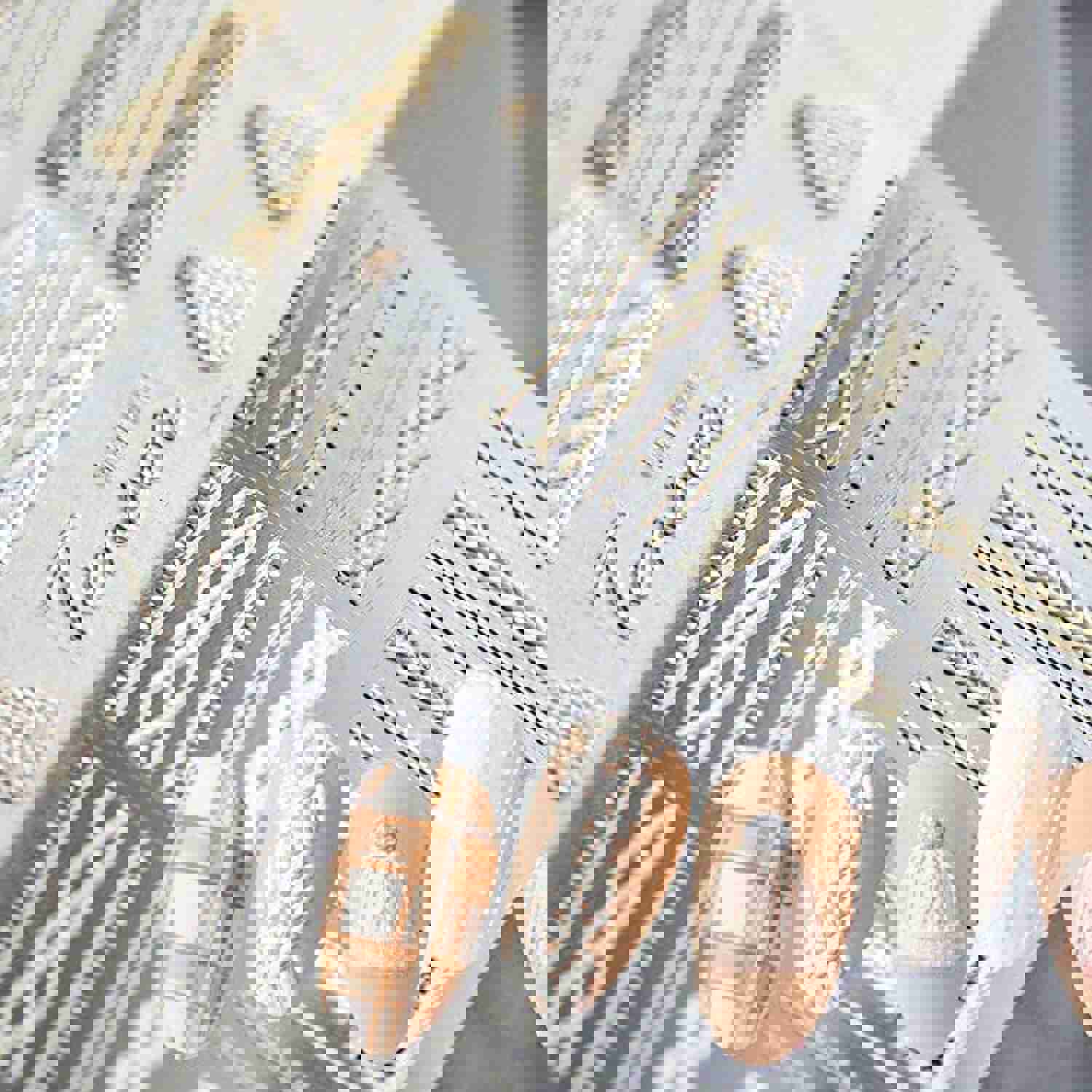 Sunfairy 4 Sheet/Set DIY 3D Acrylic Engraved Nail Art Stickers