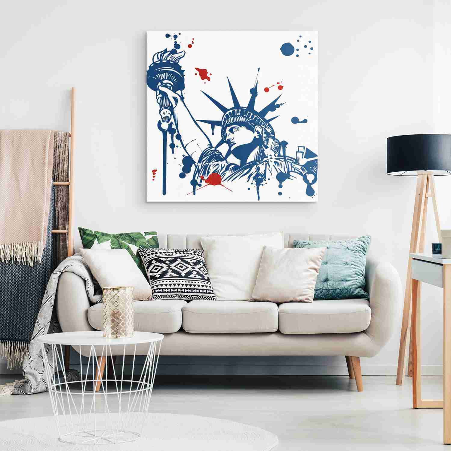 LADY LIBERTY - Premium Canvas Art Print