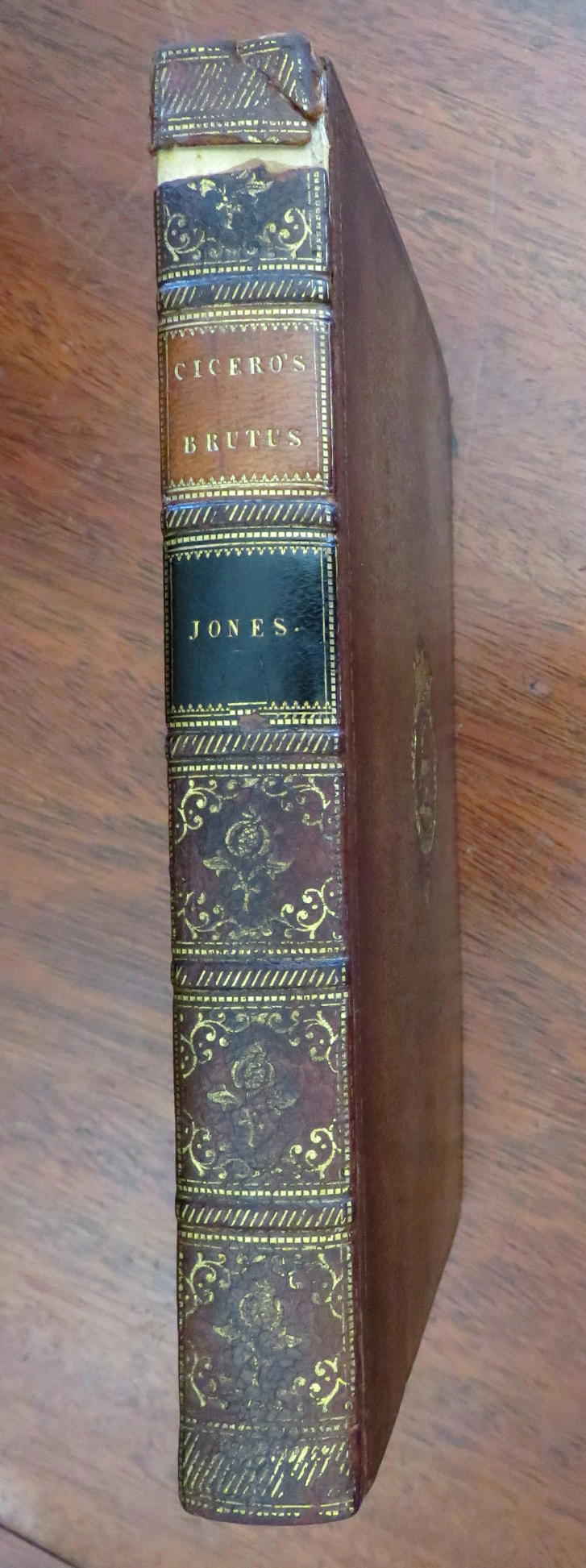 Brutus History of Famous Orators & Accomplished Speaker 1776 Cicero Leather Book