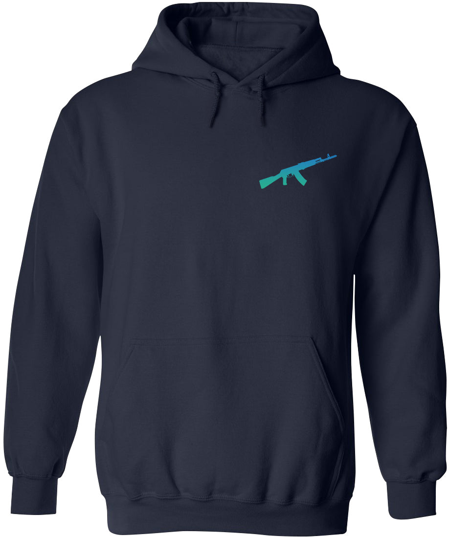AK-47 Silhouette Hoodie - Tribute to Kalashnikov