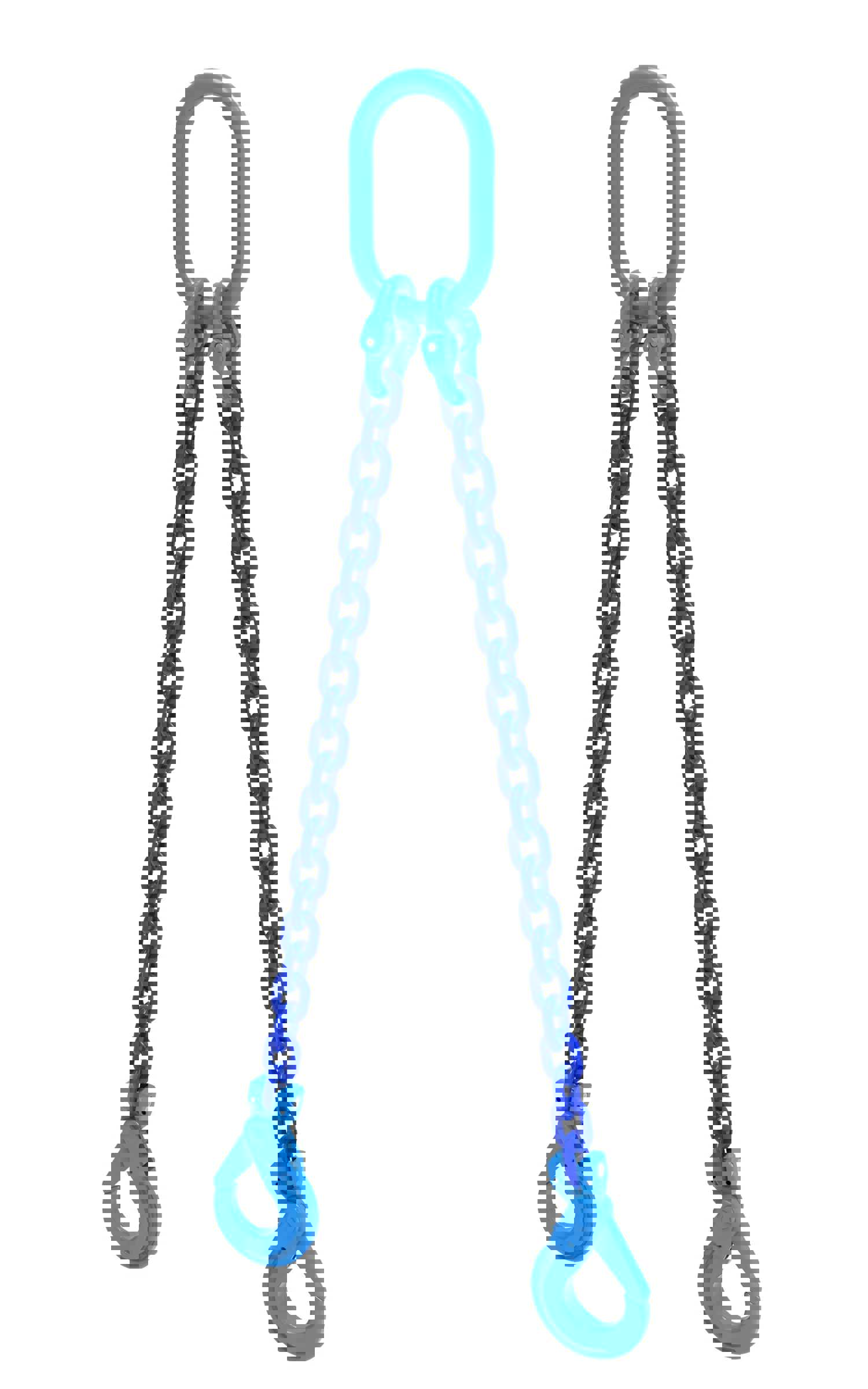 William Hackett 5/8 Chain Sling, 2-Leg (Grade 100) 32,000lbs