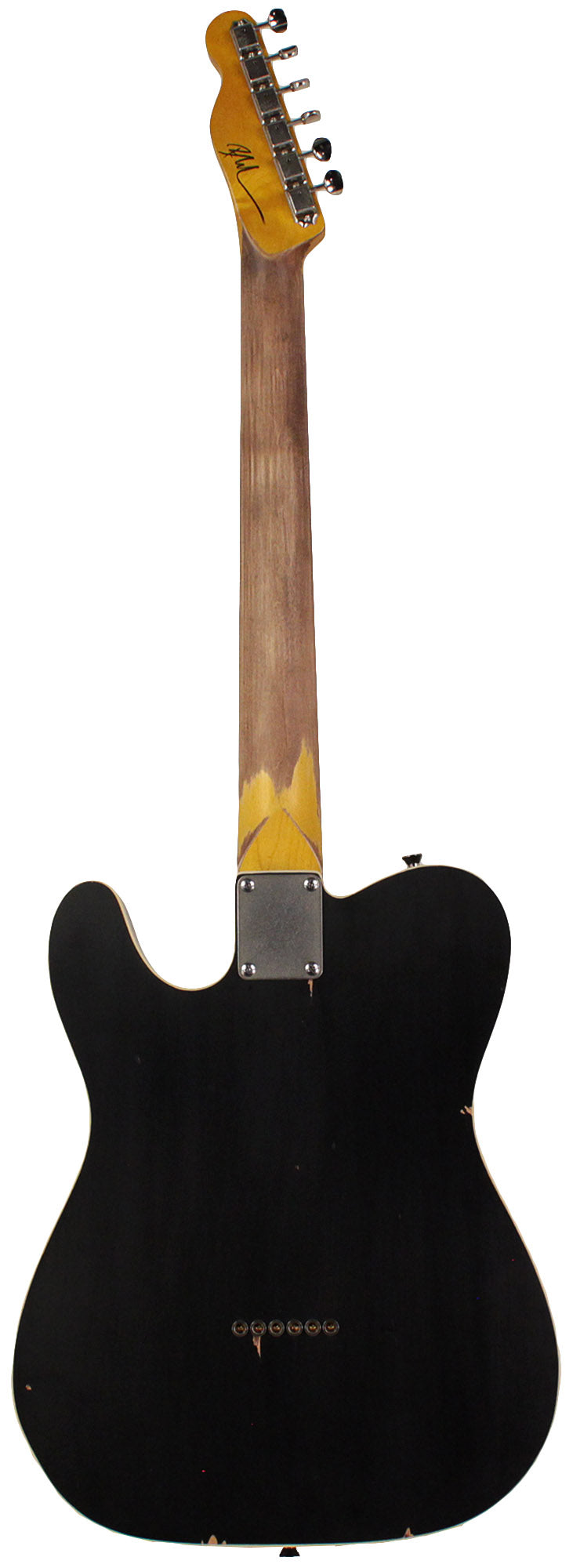 Nash TC-63 Guitar, Double Bound, Black, Humbucker, Light Aging