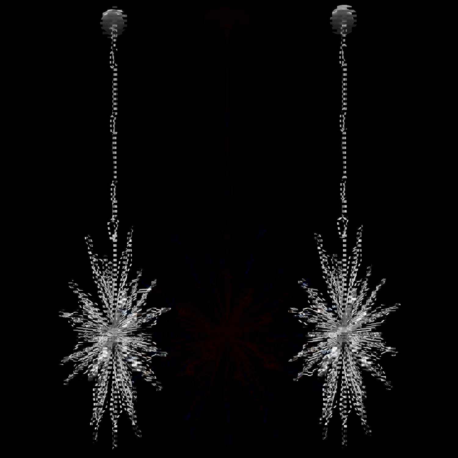 Orbital 8-Lt Small Pendant - Gold Dust