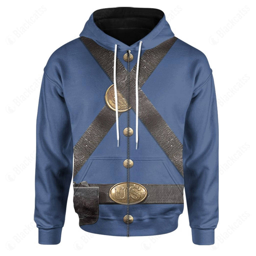 Historical American Civil War Union Infantry Soldier Uniform Custom Apparel