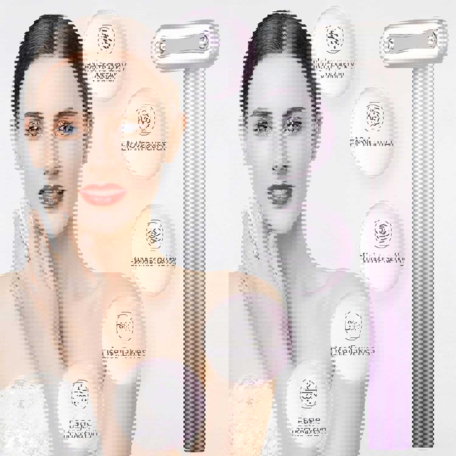 EMS Eye Vibration Massager - Eye and Face Lifting Beauty Instrument