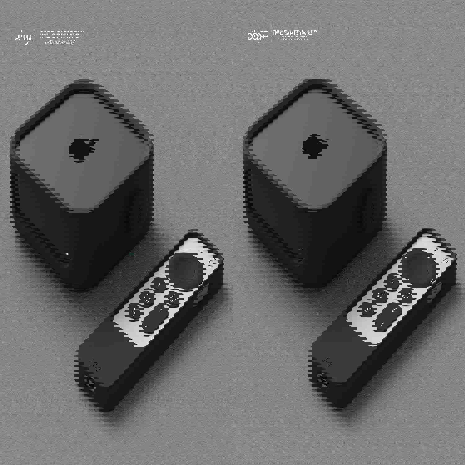 Multi Mount for Apple TV 2022 4K 3rd Gen [Black] - Versatile Mounting Options
