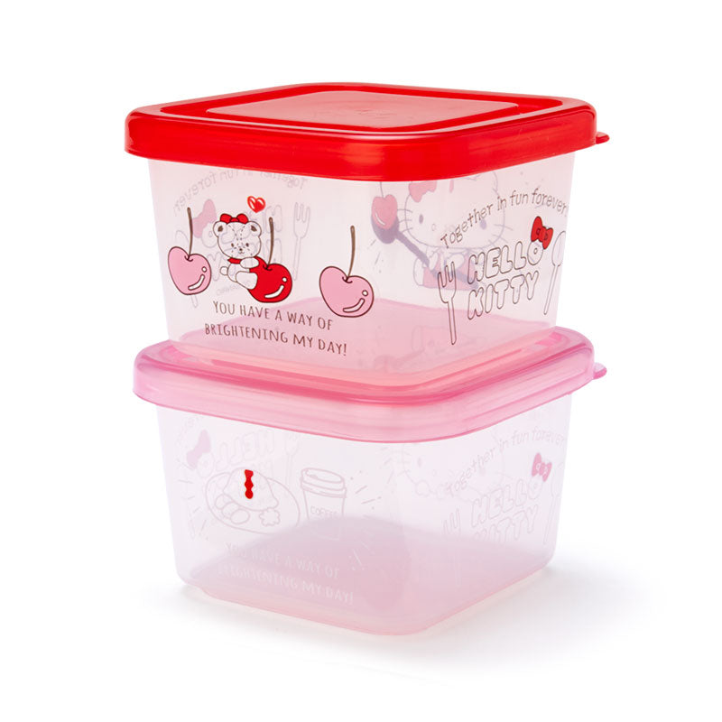 Hello Kitty Mini Food Container (Storage Container) Set of 2
