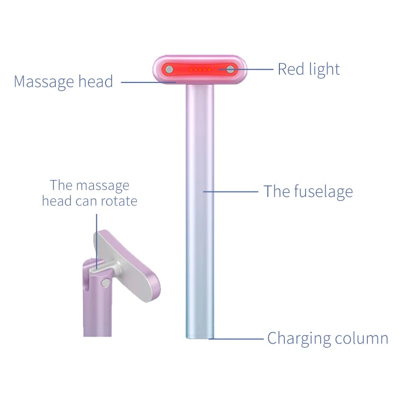 EMS Eye Vibration Massager - Eye and Face Lifting Beauty Instrument