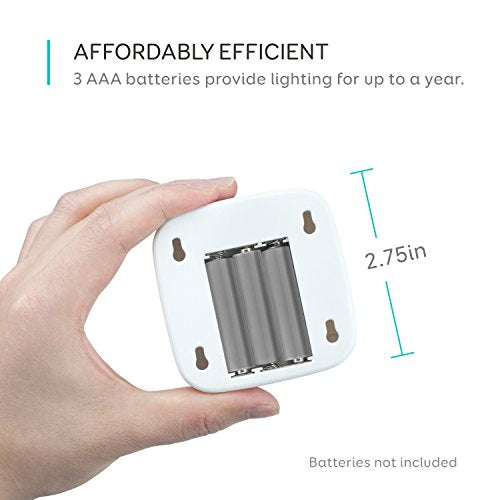 eufy by Anker, Lumi Stick-On Night Light, Warm White LED, Motion Sensor, 3-Pack