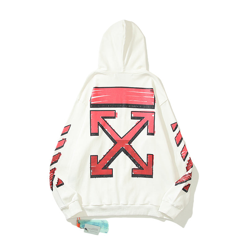 OFF WHITE Sweatshirt Jacket Hoodie - 2 Colors