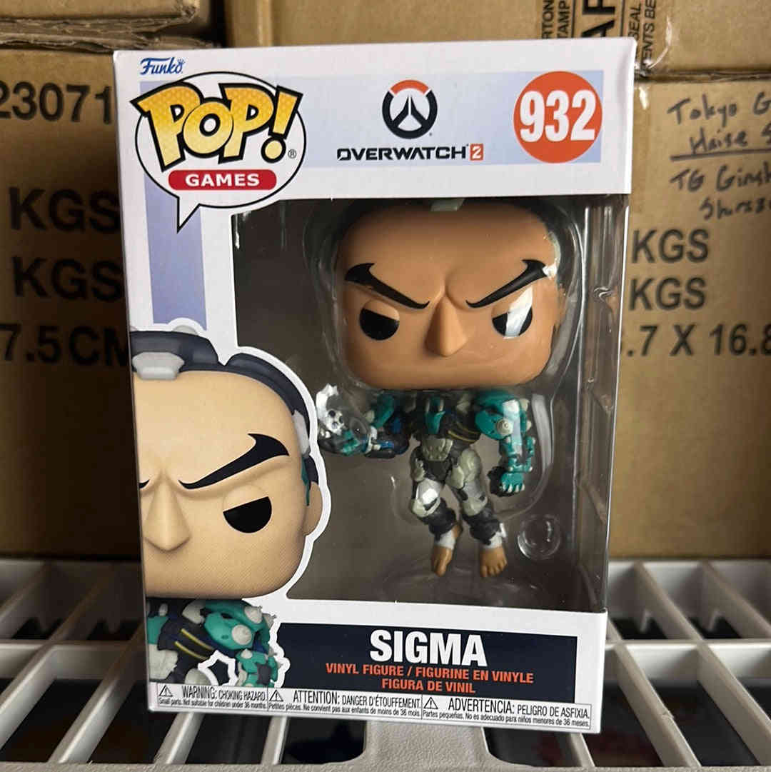 Funko POP! Video Games Overwatch Sigma Figure #932 with Free Protector