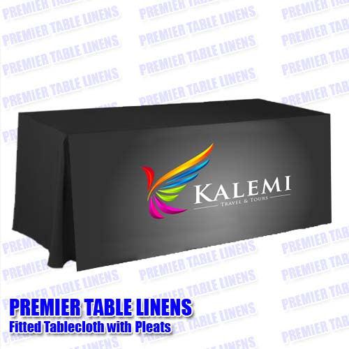 5 Custom Printed Fitted Table Cover - Front Panel Print