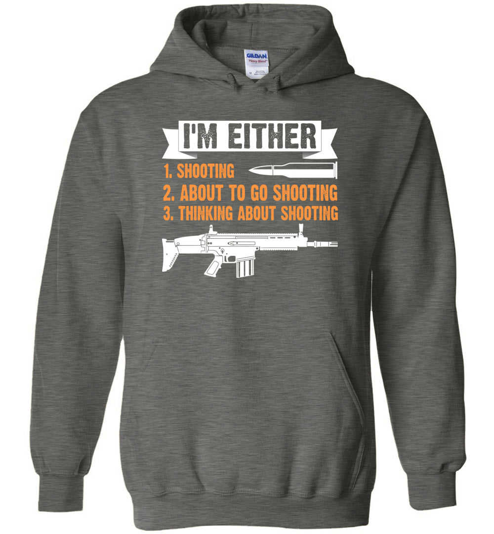 Im Either Shooting... Mens Hoodie