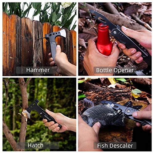 Veitorld Multi-Tool Hatchet - 14-in-1 Camping & Survival Gear for Men