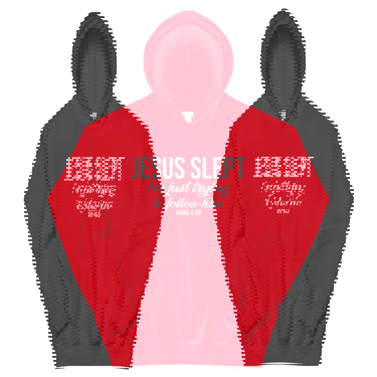 F&H Christian Jesus Slept I am Just Trying to Follow Him Hoodie