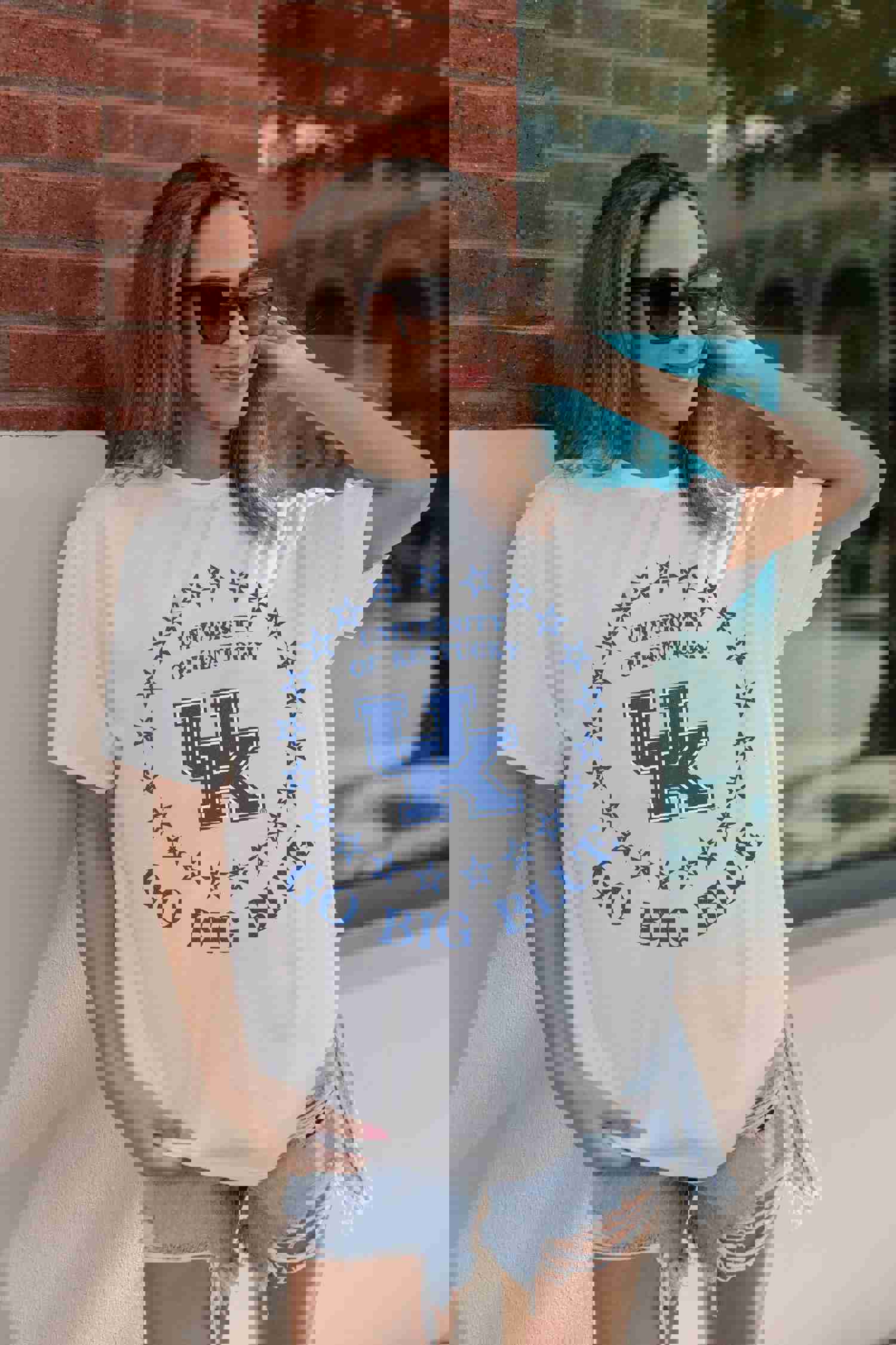 KENTUCKY WILDCATS ON POINT OVERSIZED CREWNECK TEE