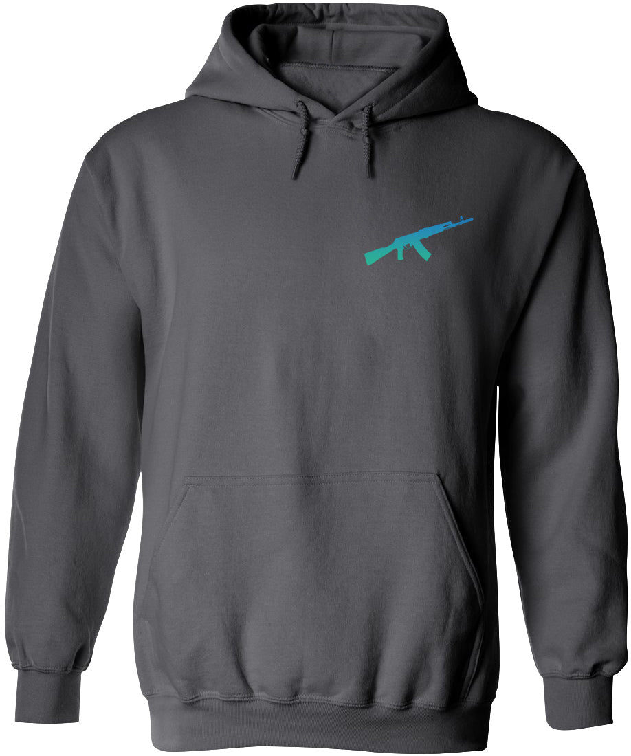 AK-47 Silhouette Hoodie - Tribute to Kalashnikov