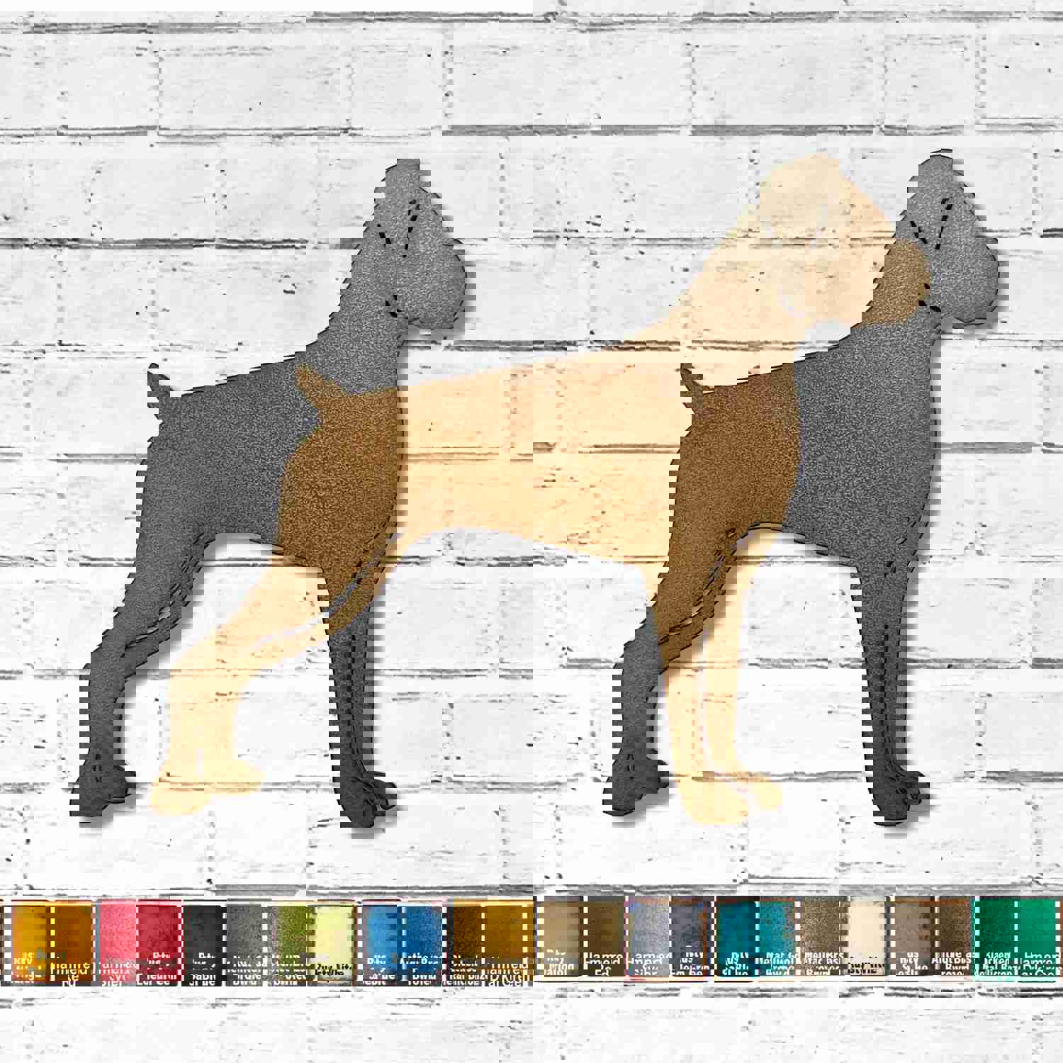 Boxer - Handmade Metal Wall Art for Home Decor - USA Made - Free Shipping