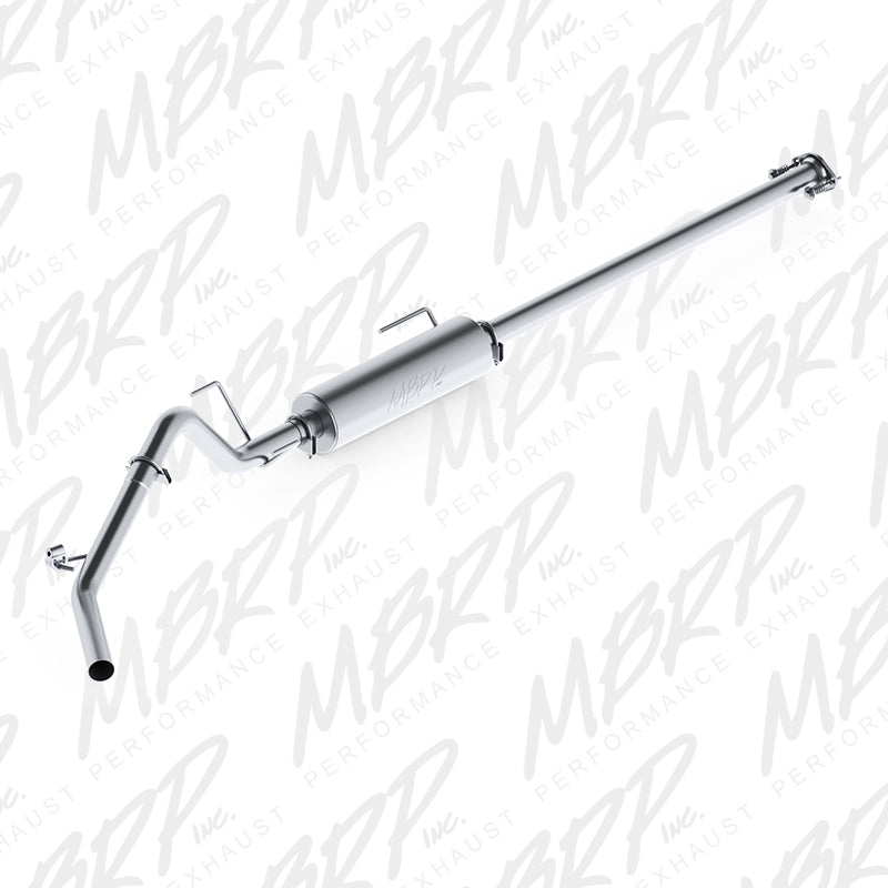 MBRP S5326P Cat Back Exhaust System Single Side Aluminized Steel For 05-15 Toyota Tacoma