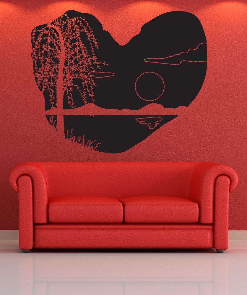 Vinyl Wall Decal Sticker Cave Sunset #OS_DC683 - Removable & Easy to Apply