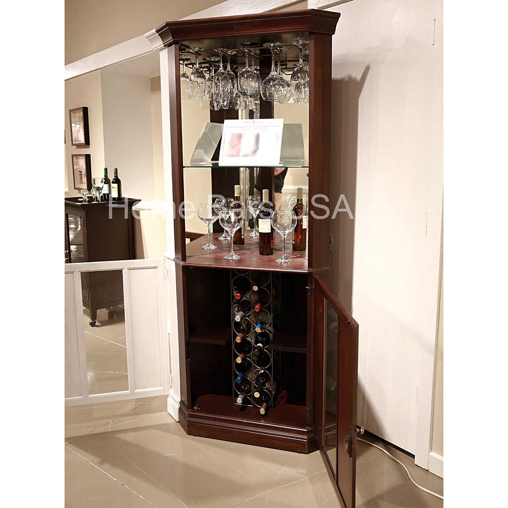 Howard Miller Piedmont III Corner Wine & Bar Cabinet 690007