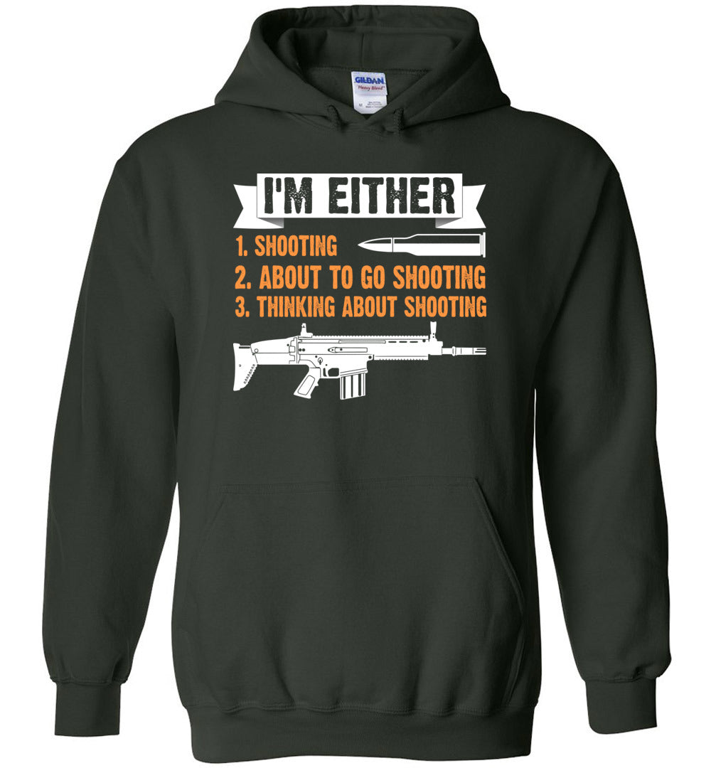 Im Either Shooting... Mens Hoodie