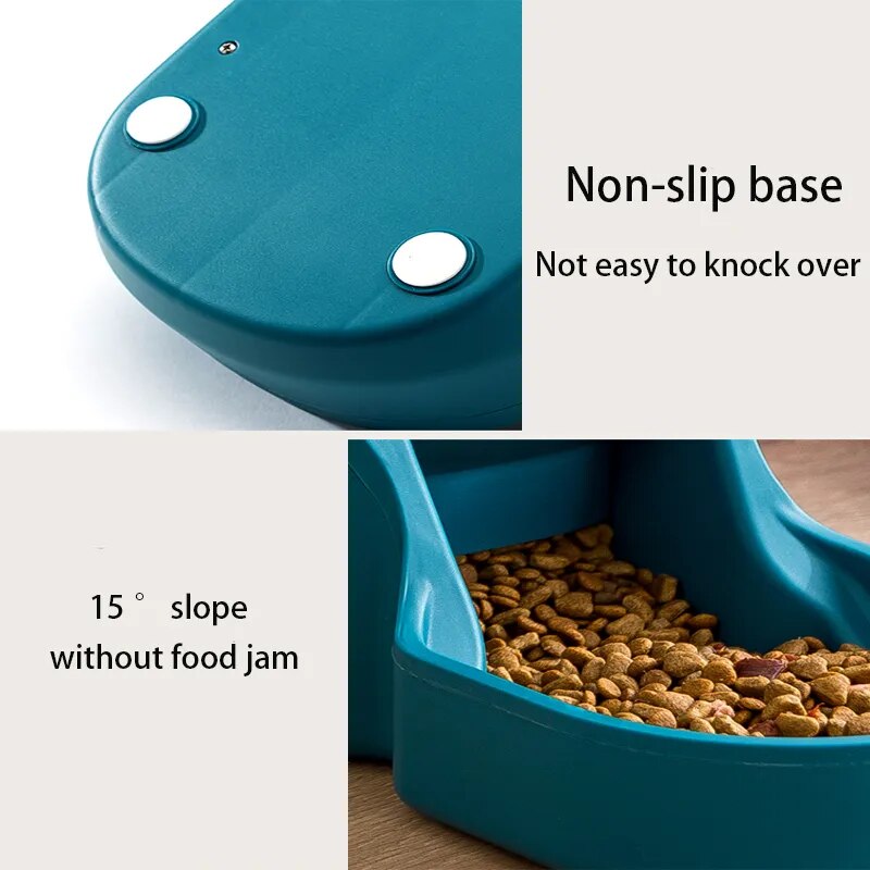 3.8L Automatic Pet Feeder and Water Fountain for Dogs and Cats