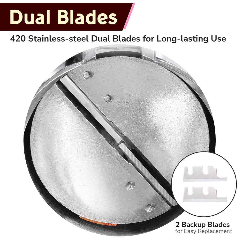 Yescom Electric Ice Shaver Snow Cone Maker with Stable Heavy Base