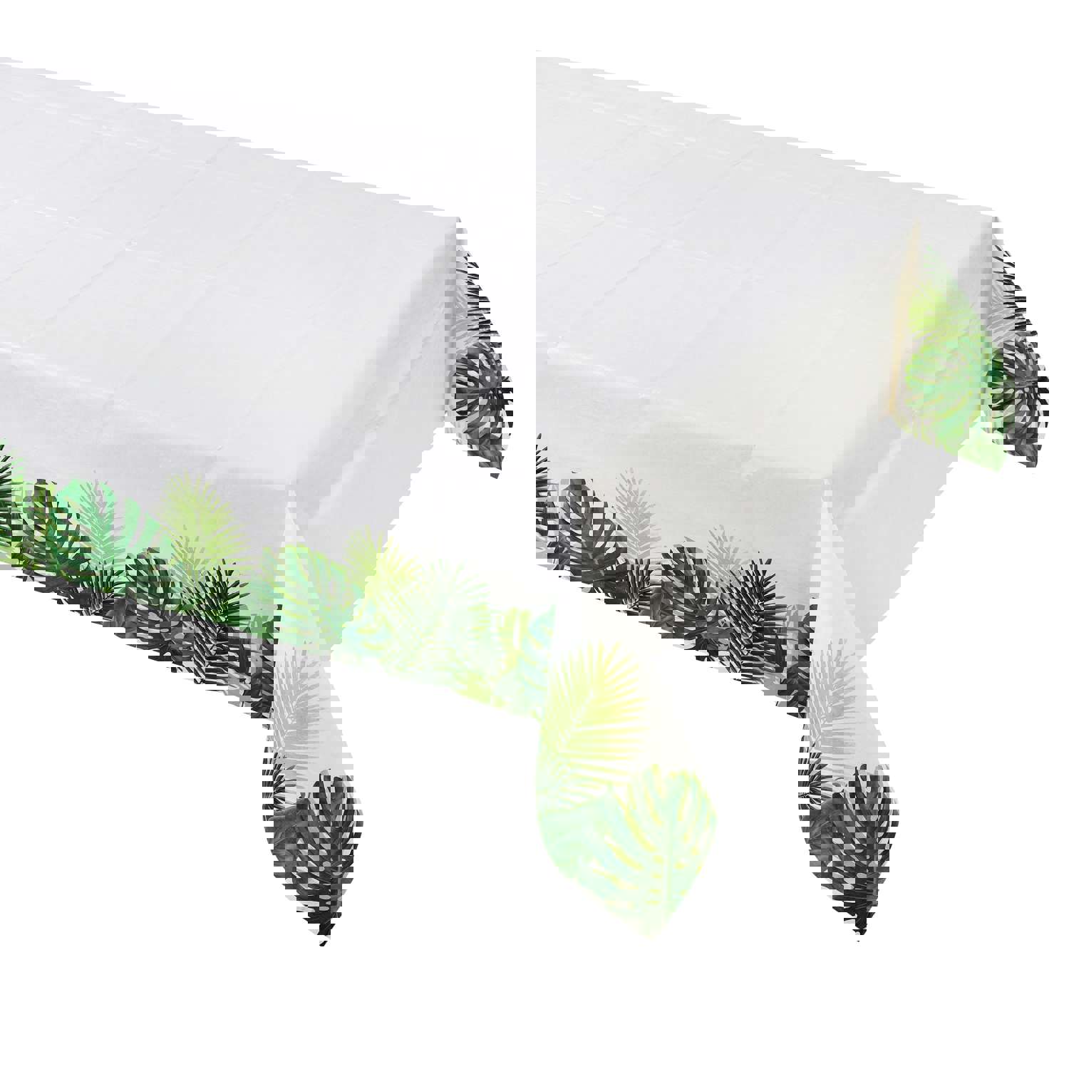 Tropical Fiesta Palm Leaf Table Cover for Summer Parties