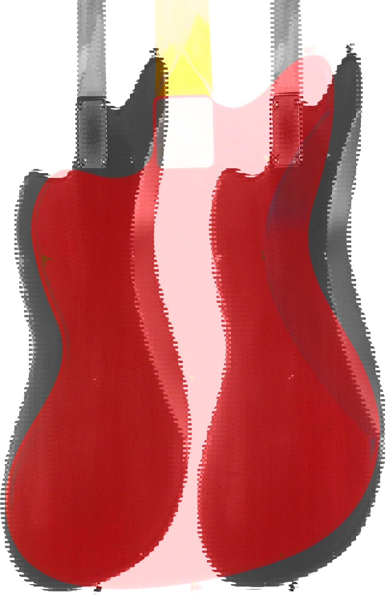 Nash JM-63 Jazzmaster Guitar, Dakota Red, Gold Pickguard, Light Aging