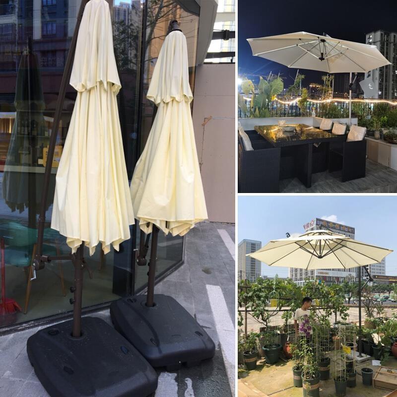 Large Sunshade Umbrella for Outdoor Activities, Beach, and Advertising