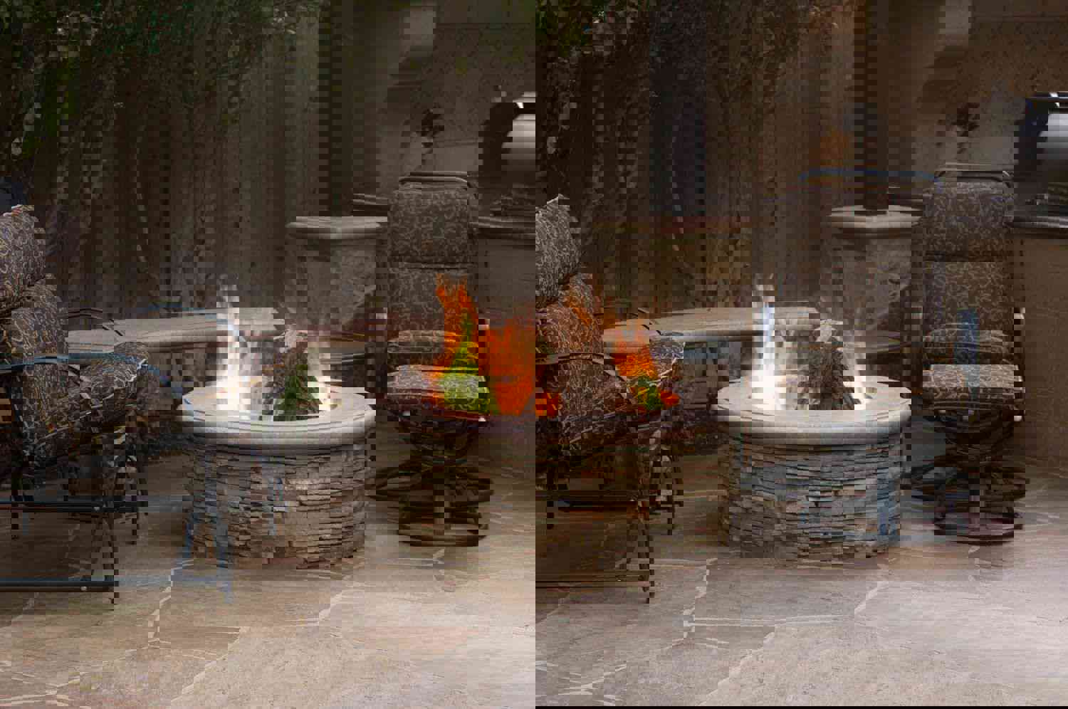 American Fyre Designs Contractor Model 39-Inch Round GFRC Gas Fire Pit