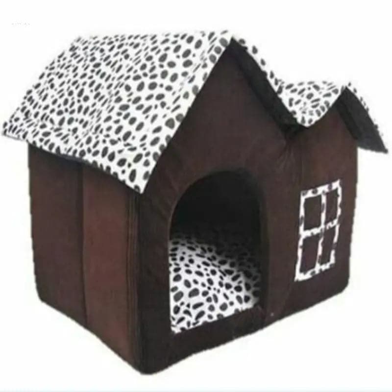Winter Dog House with Double Roof for Large Breeds