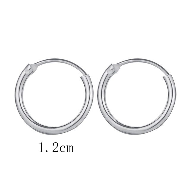 Golden Big Hoop Earrings - Korean Geometry Metal Drop Earrings for Women