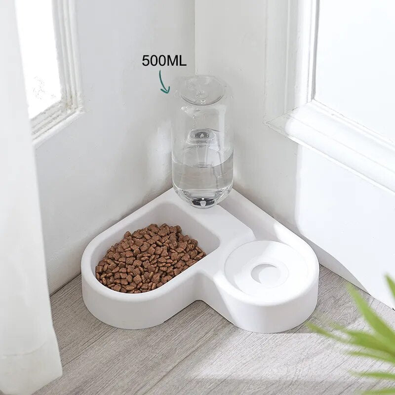 3.8L Automatic Pet Feeder and Water Fountain for Dogs and Cats