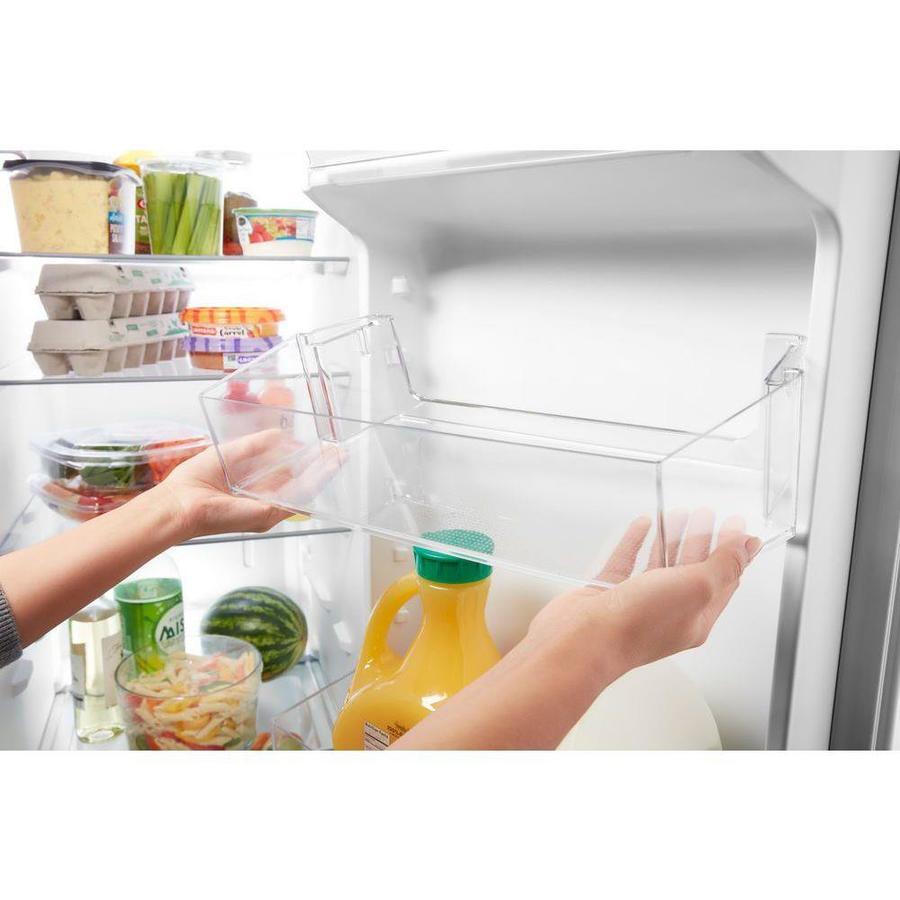 Whirlpool 24.6-cu ft Side-by-Side Refrigerator with Ice Maker (Fingerprint-Resistant Stainless Steel)
