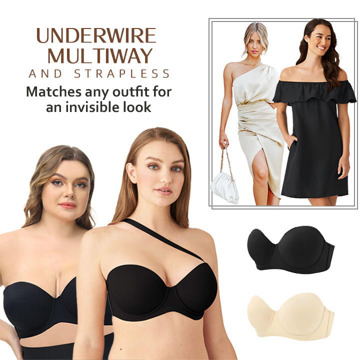 LauraCollection® Undercover Curves Multi-way Strapless Bra [BUY 1 GET 1 FREE]