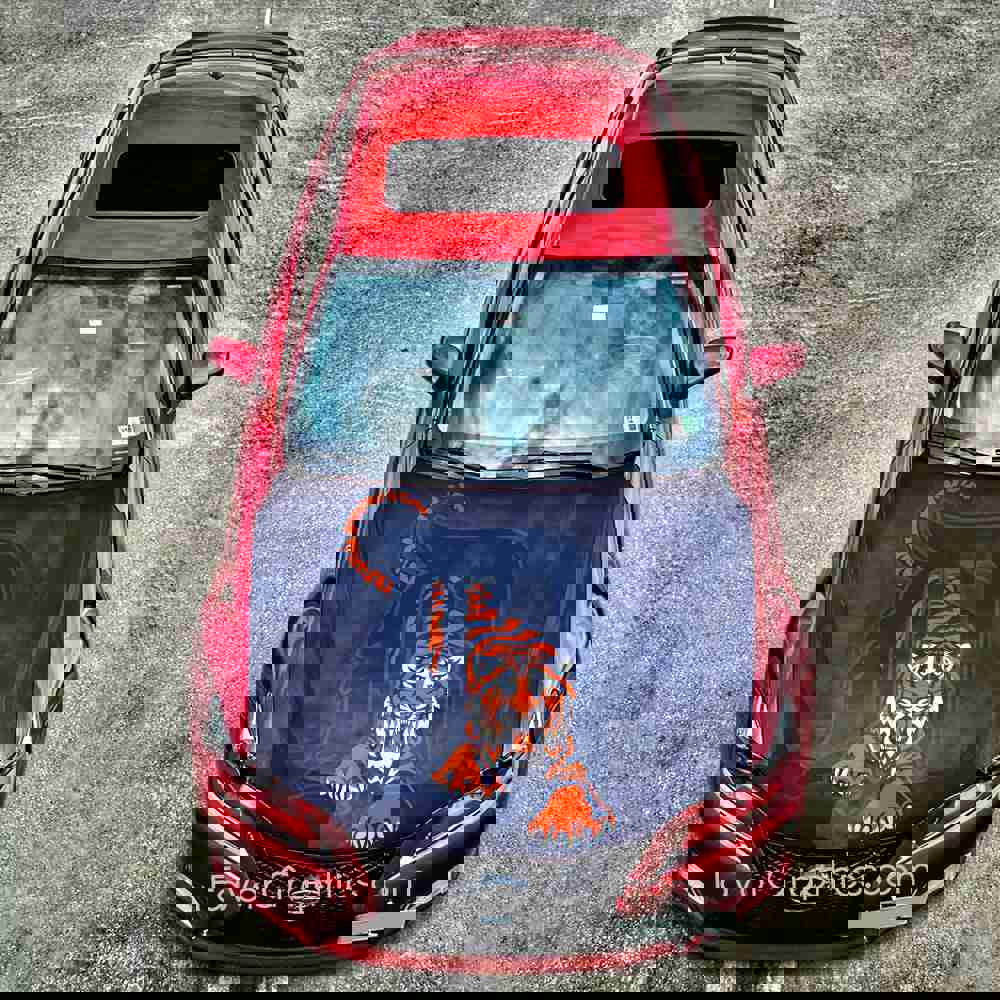 Detroit Tigers Itasha Car Vinyl Hood Wrap Decal Sticker