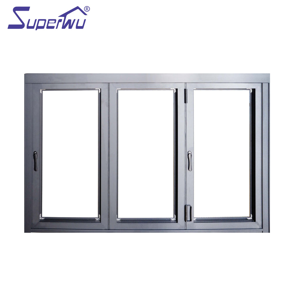 Superwu Energy Efficient Aluminium Folding Window - Best Sale Bi-Folding Windows and Doors