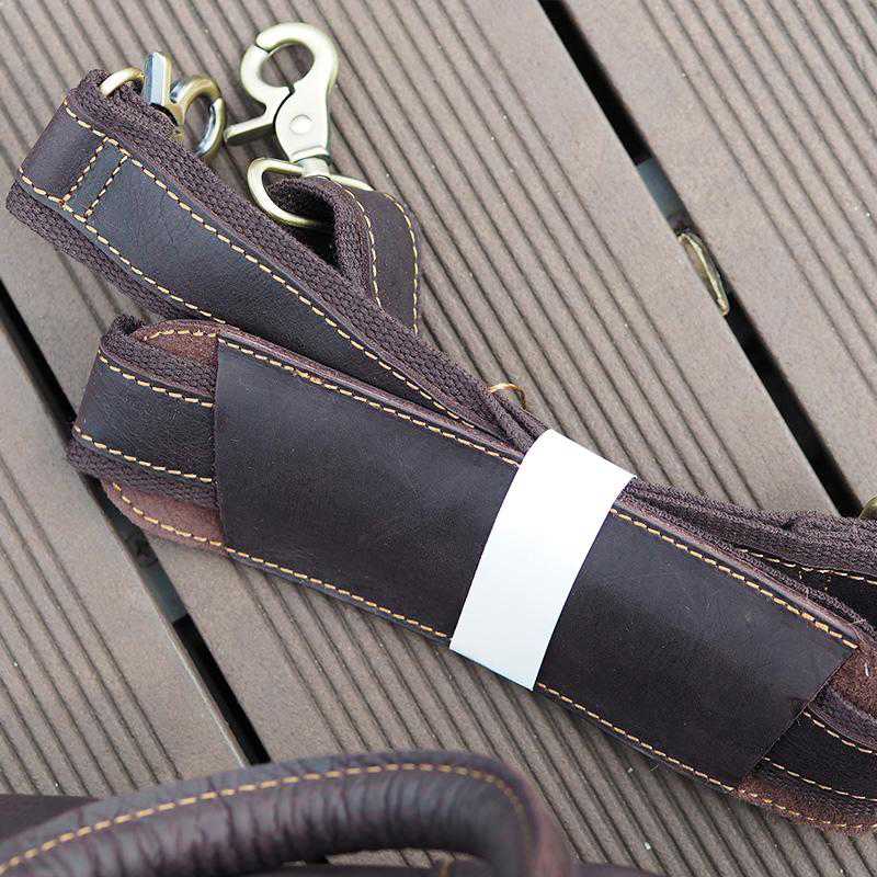 Cool Leather Men's Weekender Duffle Bag - Vintage Travel Bag