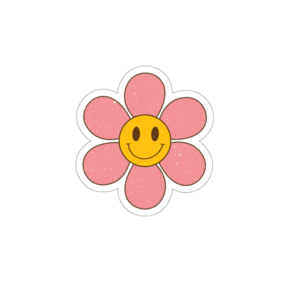 Flower Power Sticker Cute - Water-Resistant Vinyl Die-Cut Stickers