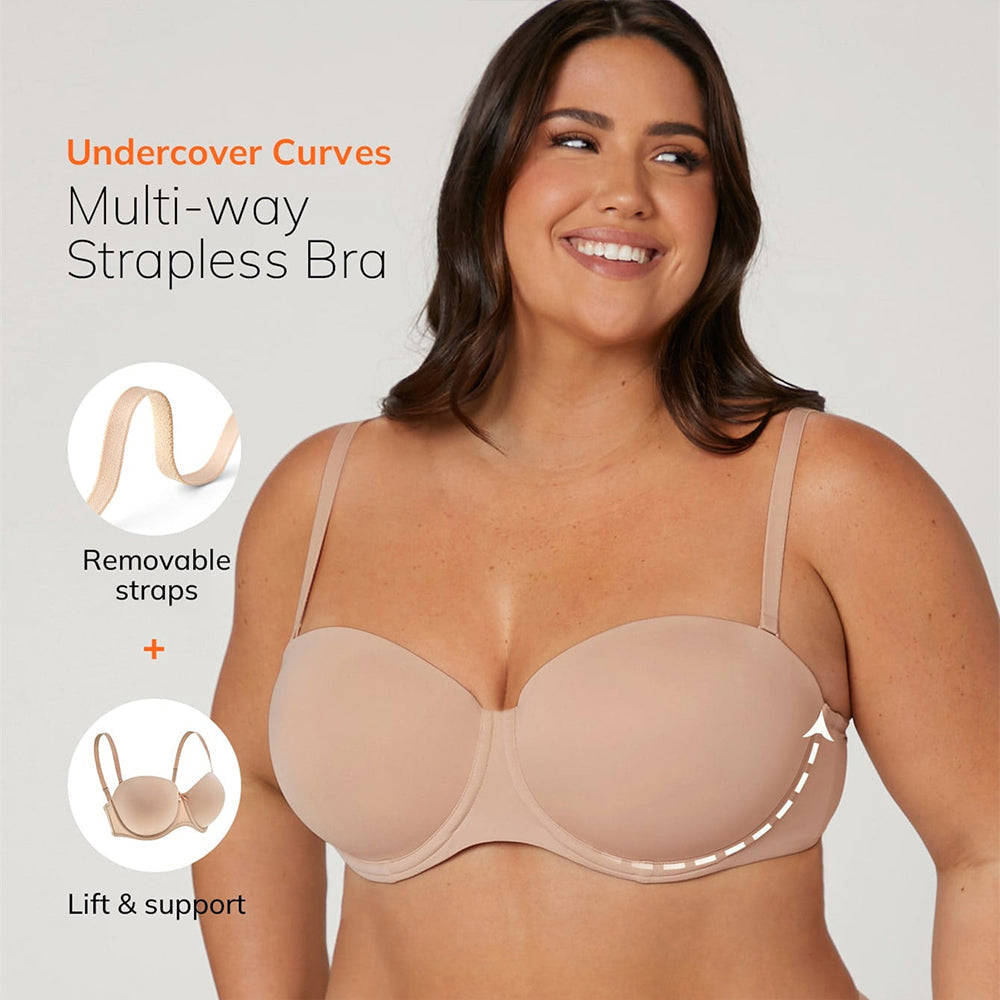 LauraCollection® Undercover Curves Multi-way Strapless Bra [BUY 1 GET 1 FREE]