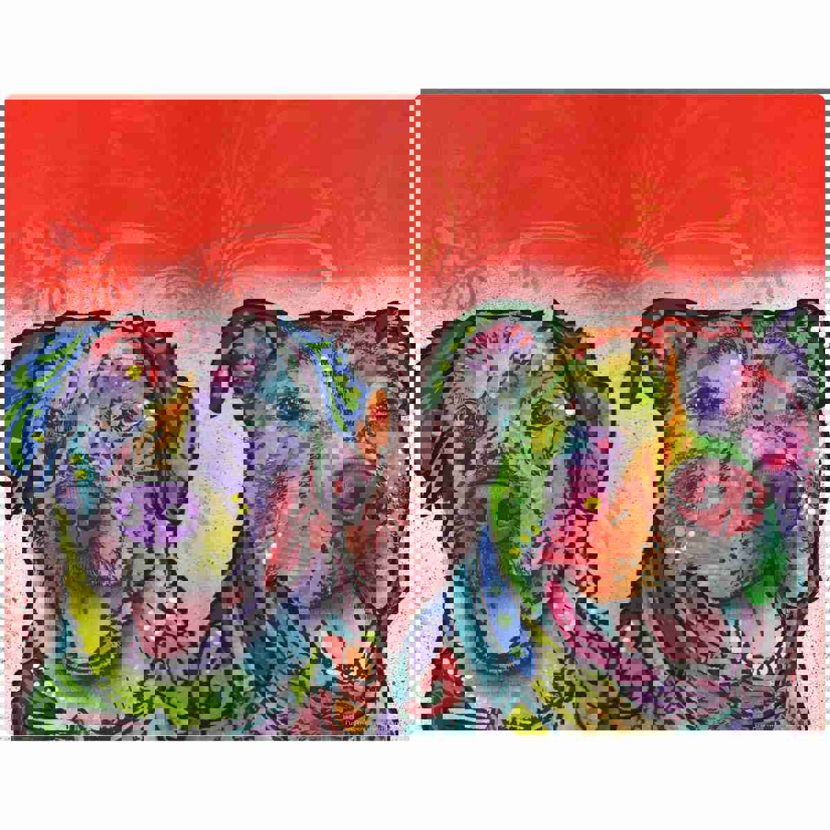 Dean Russo Doggy Friends Wall Decal - Removable Pet Wall Sticker